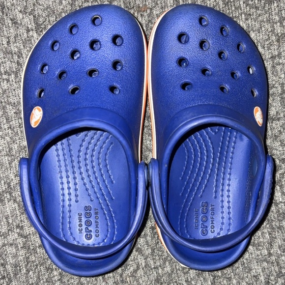 Crocs Kids Blue Clogs - Picture 5 of 6